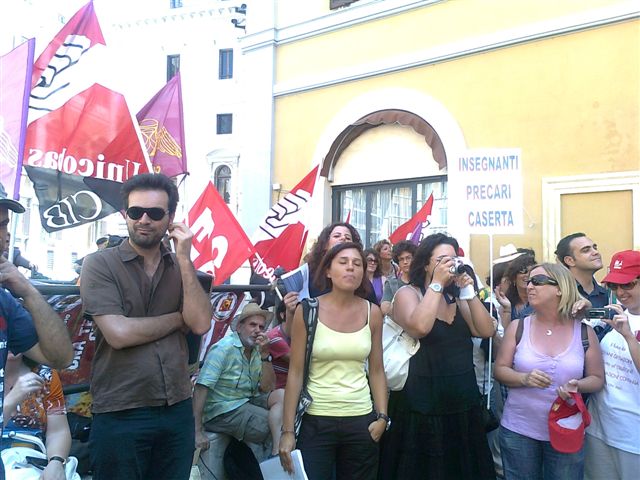 manifestazione precari luglio 2010