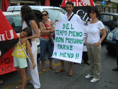 Roma - Manifestazione di Marted 1 luglio 2008 per la Difesa del Tempo Pieno