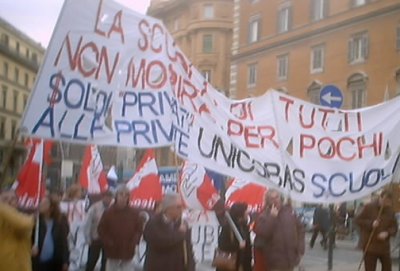 Manifestazione di Sabato 29 novembre 2003 in difesa della scuola pubblica contro la riforma Moratti