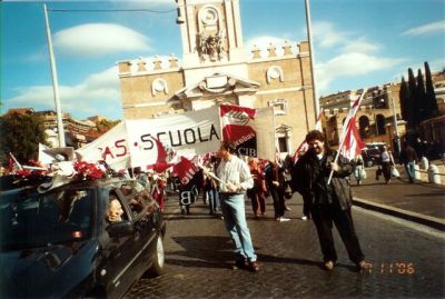 Sciopero Generale di Venerd 17 novembre 2006 - Manifestazione a Roma contro i tagli alla scuola previsti dalla legge finanziaria, contro la truffa del silenzio-assenso, contro la mancata abrogazione della controriforma Moratti, della Legge 30 e del pacchetto Treu
