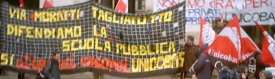 Sciopero di Luned 1 marzo 2004 contro la riforma Moratti